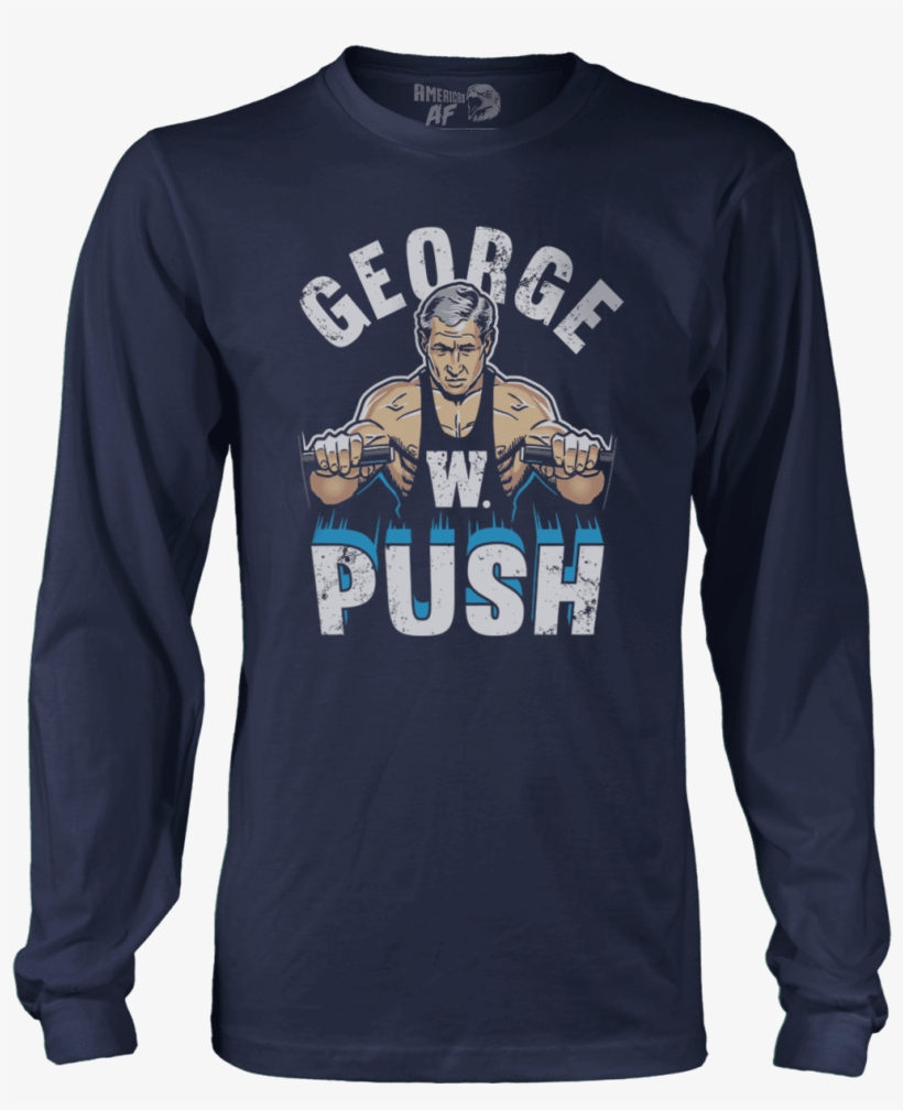 George W Push - Nurse Christmas Shirt, transparent png download