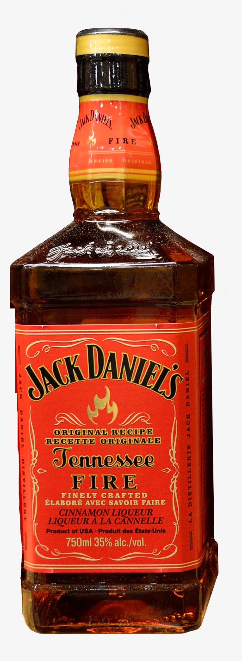 W2411-jackdaniels Fire Extracted - Tennessee Whiskey, transparent png download