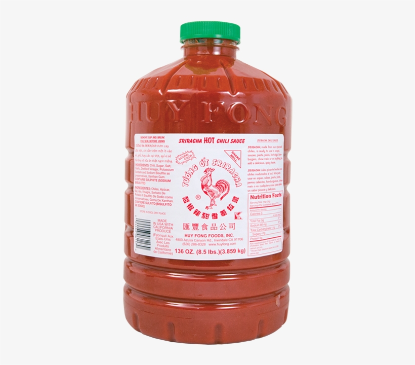 Hf Sriracha Chili Sauce - Huy Fong Foods, transparent png download