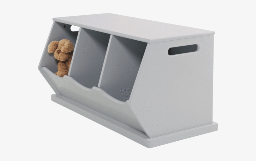 Cloud Grey Stacking Storage Trunk - Box, transparent png download