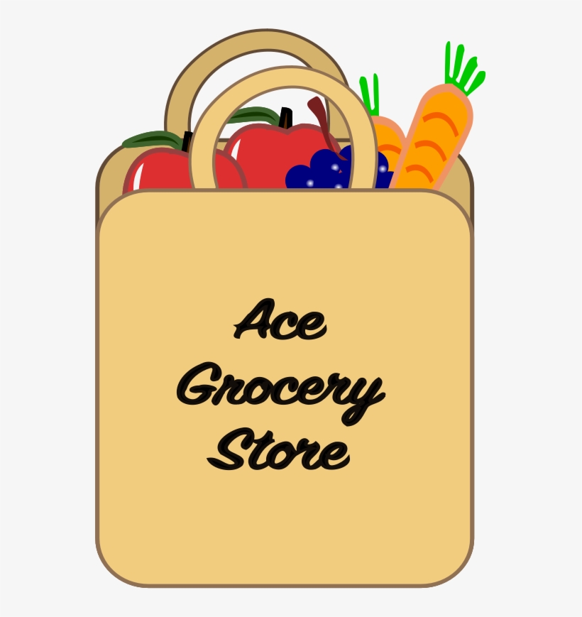 Grocery Shopping Bag, transparent png download
