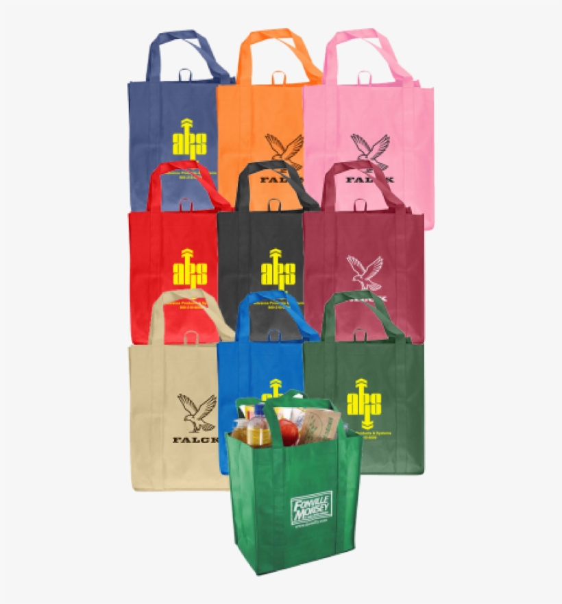Non Woven Eco Friendly Grocery Tote - Bag, transparent png download