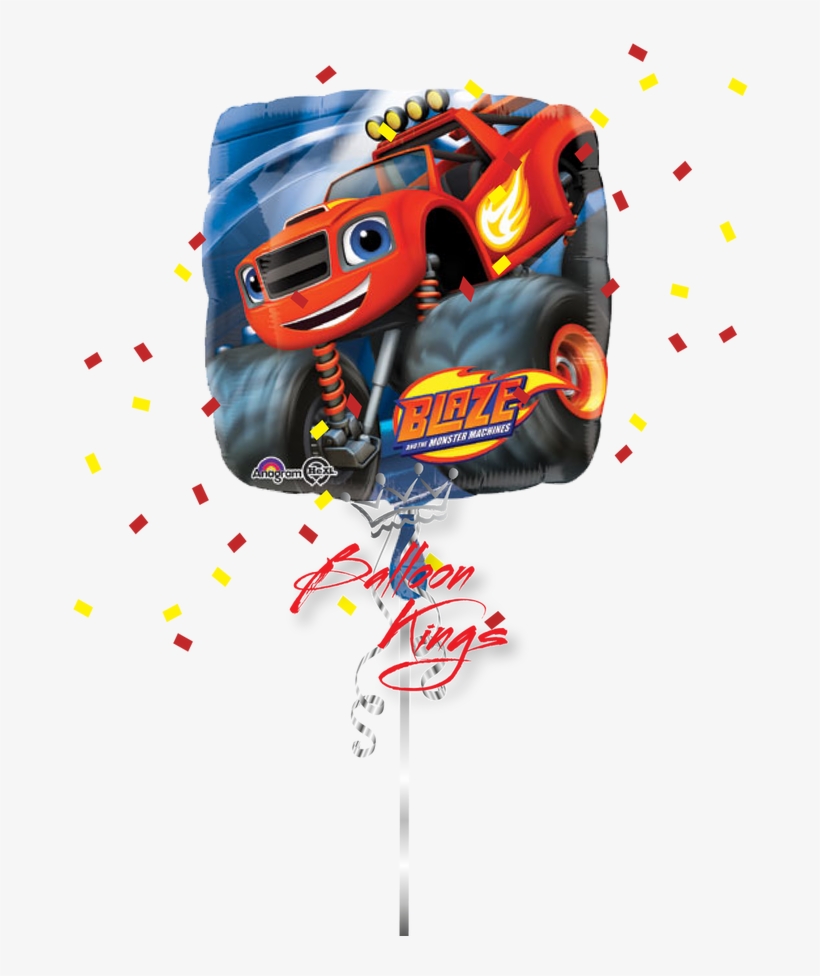 Blaze - 3rd Birthday Balloons Of Blaze, transparent png download
