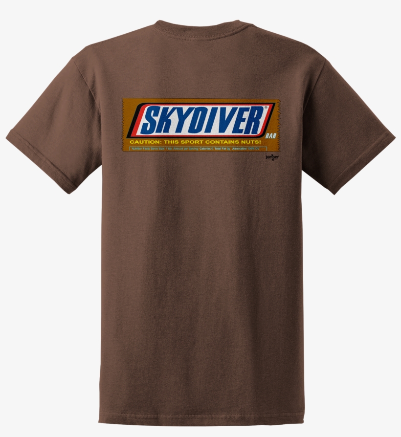Snickers Style Skydive T Shirt - Snickers, transparent png download