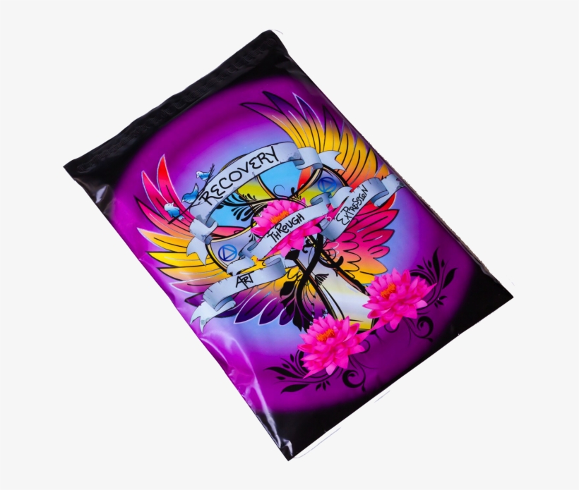 Tattoo Poly Mailers In Support Of Addiction Recovery - Chrysanths, transparent png download