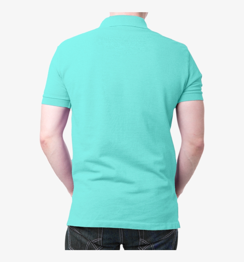 India Flag Polo T-shirt Sky Blue - Polo Shirt, transparent png download