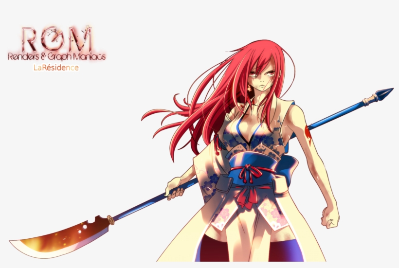 1080p Erza Scarlet, transparent png download