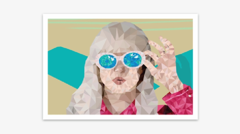 Low Poly Portrait Of Hayley Williams From Paramore - Hayley Williams, transparent png download