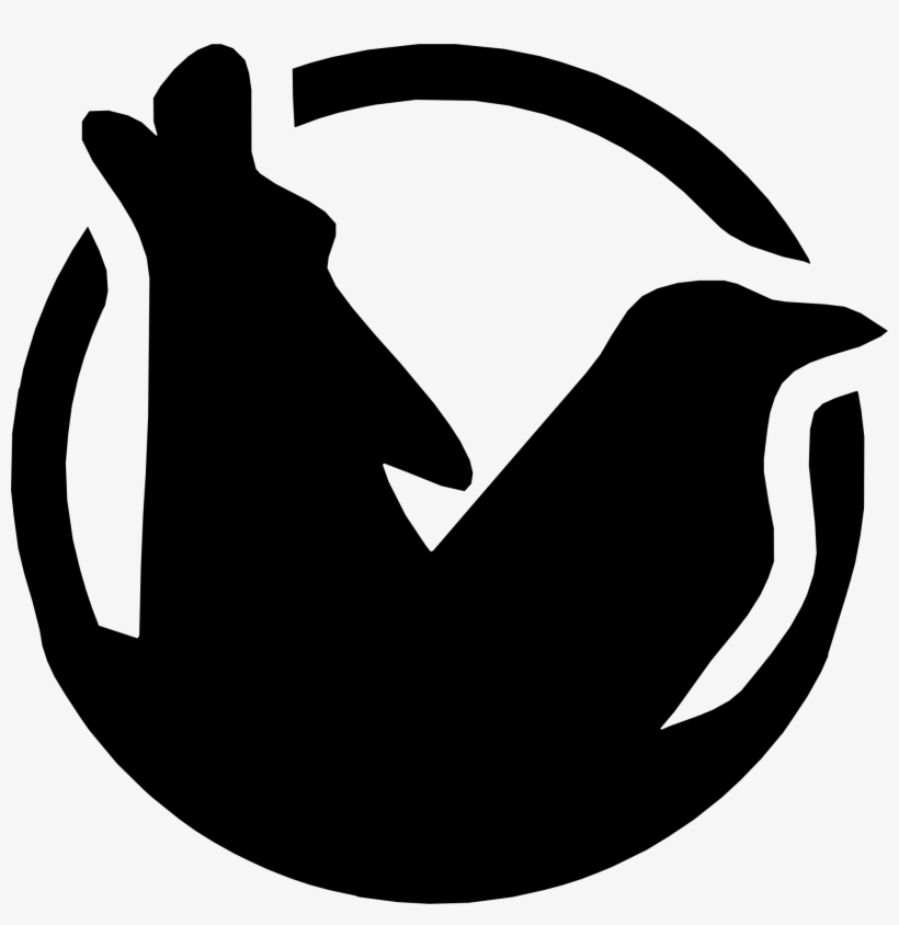 Big Image - Wolf In A Circle, transparent png download