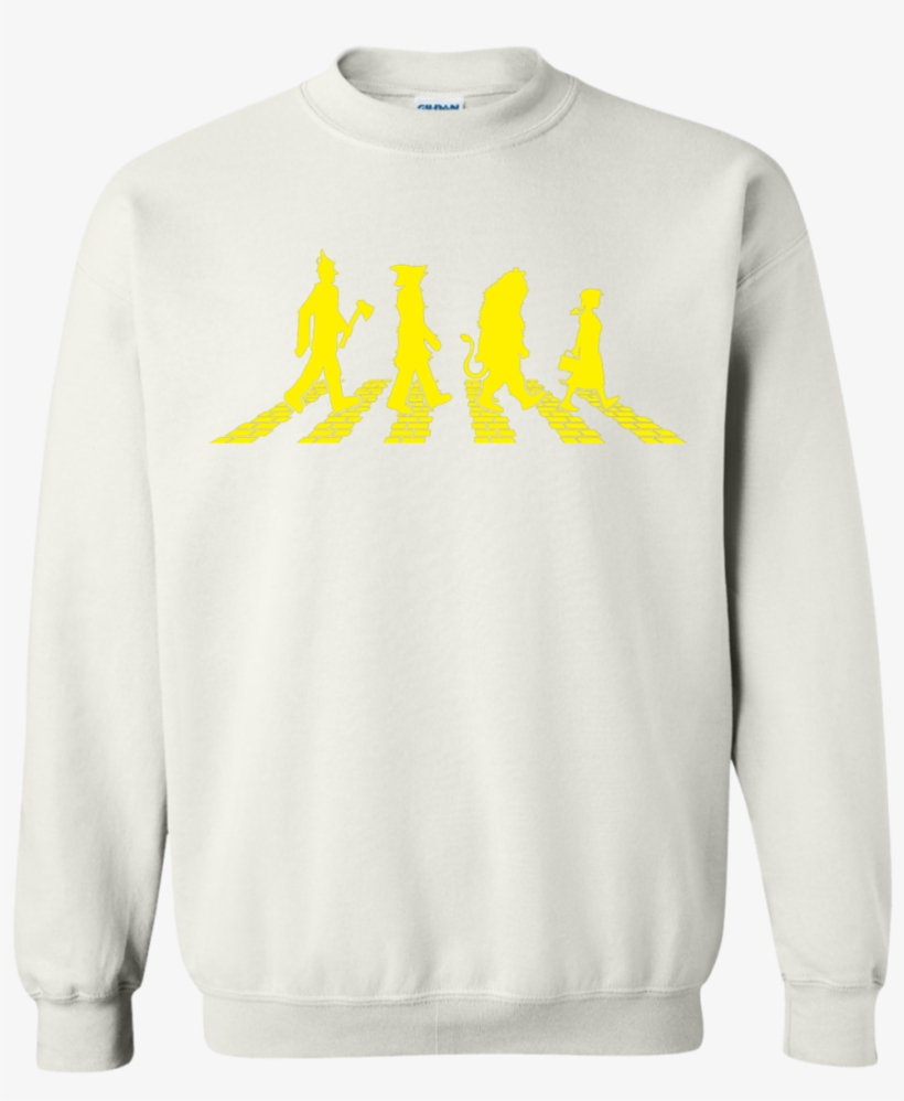 Yellow Abbey Brick Road Crewneck Sweatshirt - Grand Rapids Griffins Sweatshirt, transparent png download