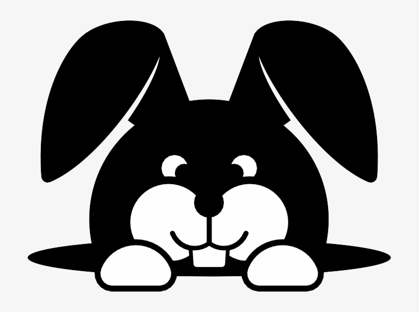 Bunny Hole Png - Rabbit In Hole Cartoon Png, transparent png download