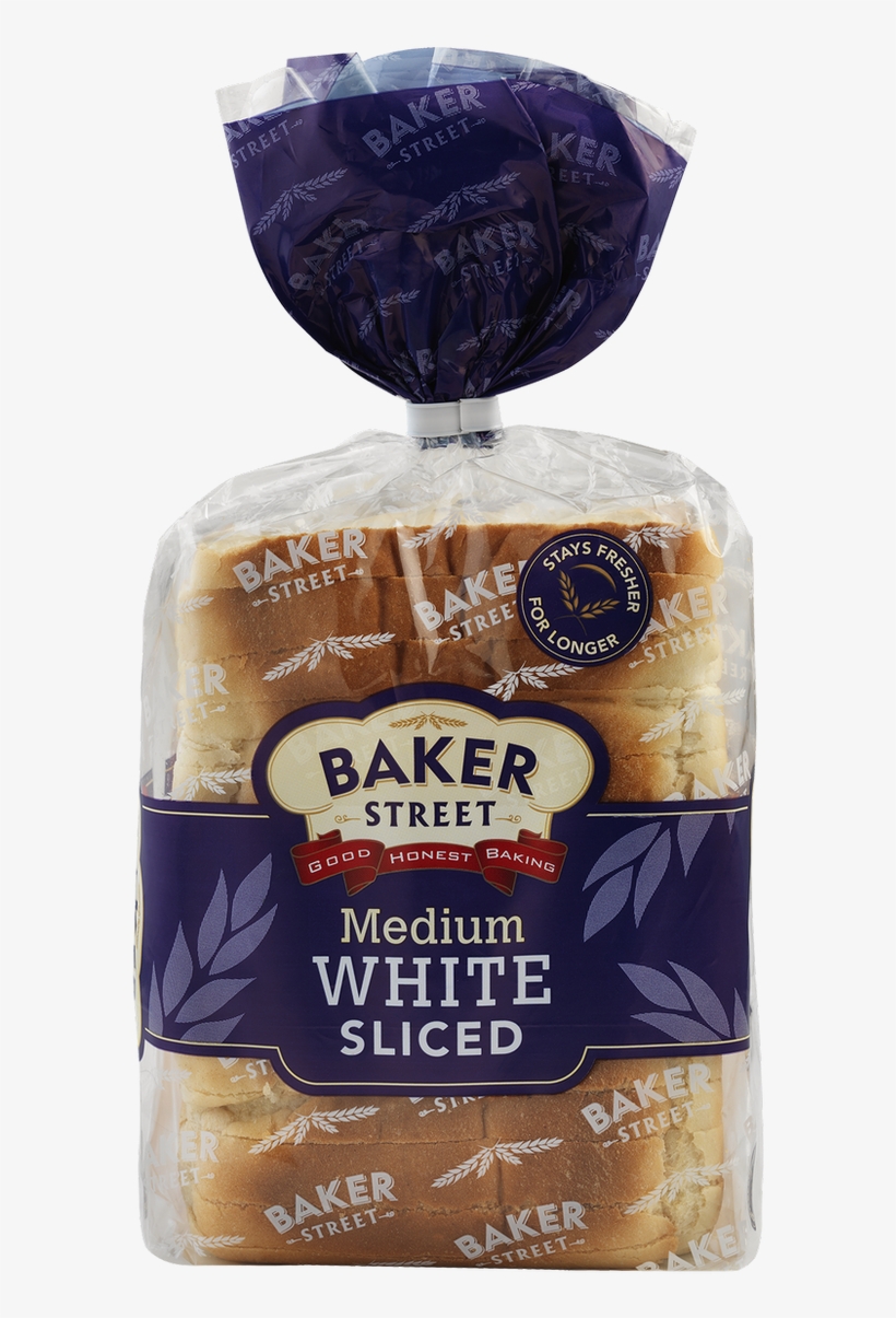 Baker Street Sliced White Bread - Baker Street Bread, transparent png download