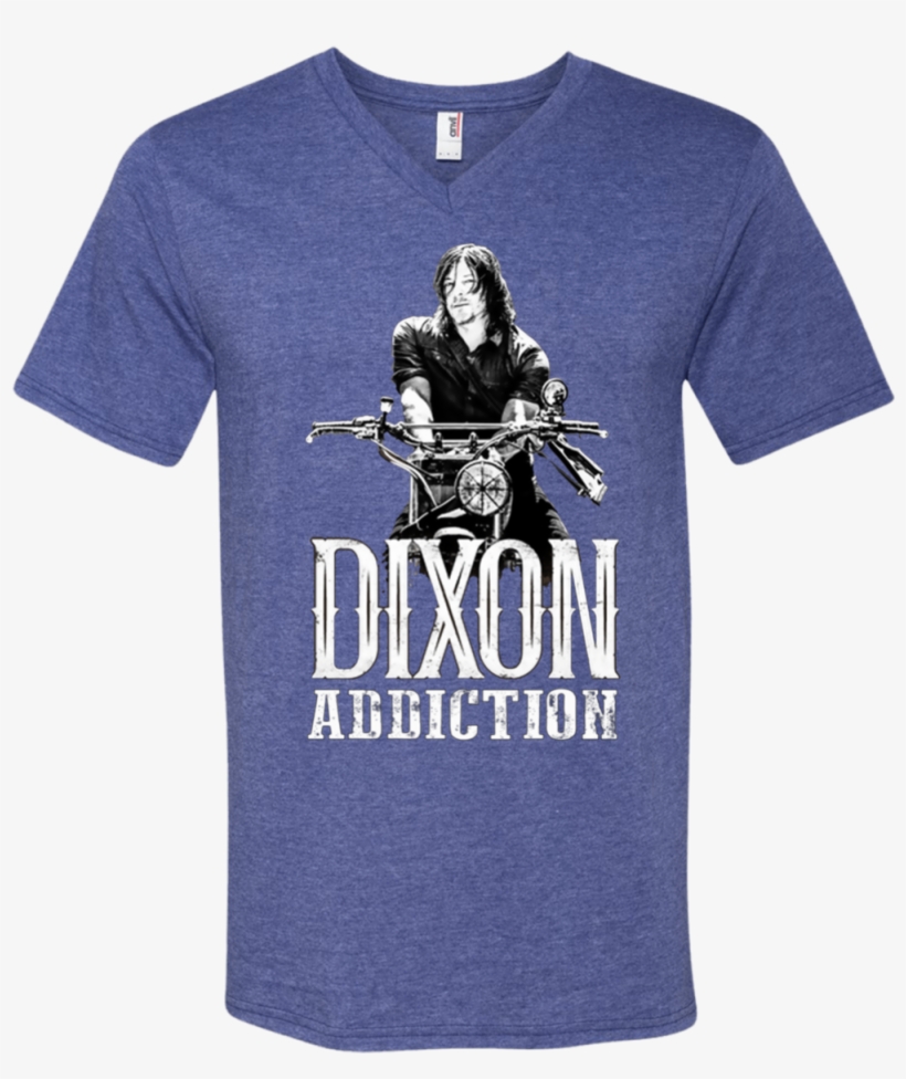 Daryl Dixon Addiction Fitted T Shirt 982 Anvil Men's - Shirt, transparent png download