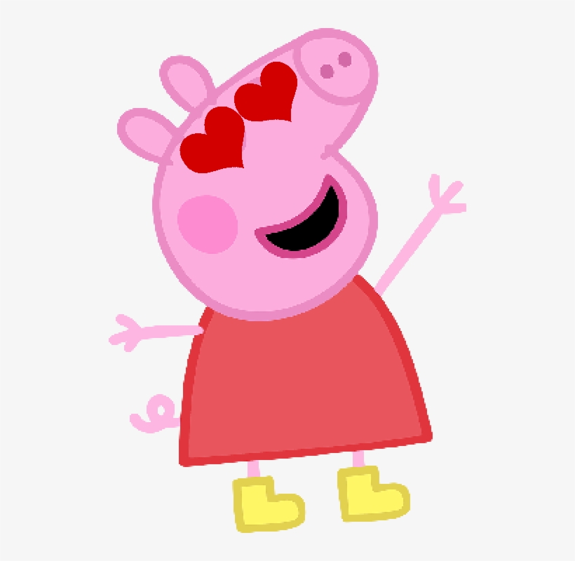 Peppa Pig Love - Peppa Pig En Png, transparent png download