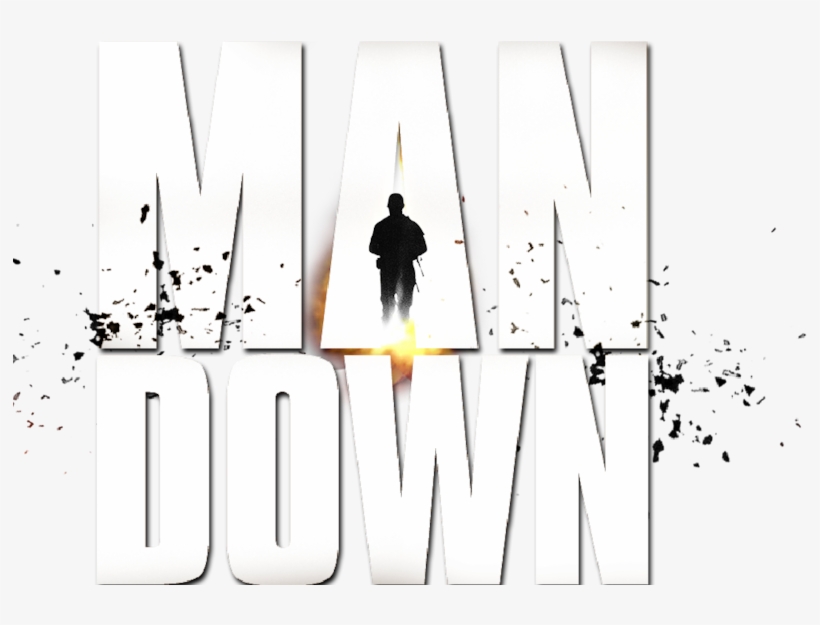 Man Down - Silhouette, transparent png download