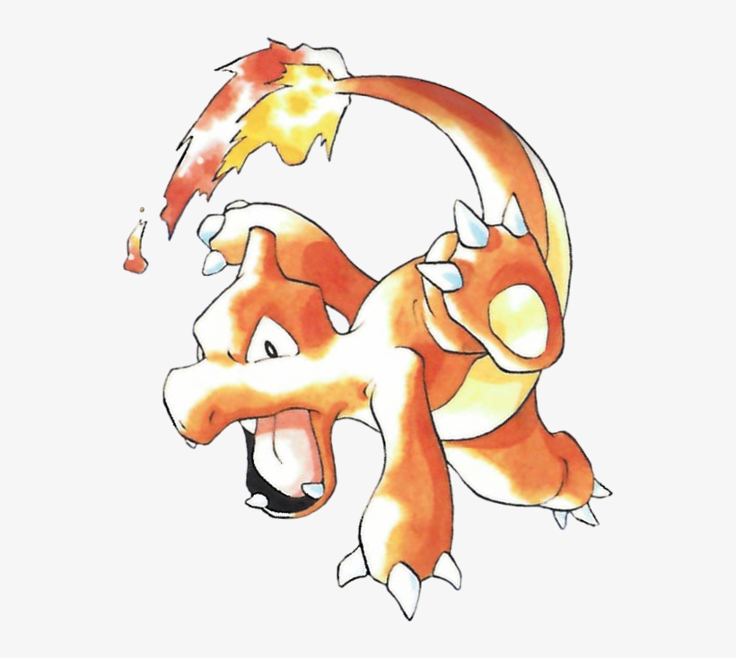 Http - //archives - Bulbagarden - Rb - Pokemon Red Charmeleon, transparent png download