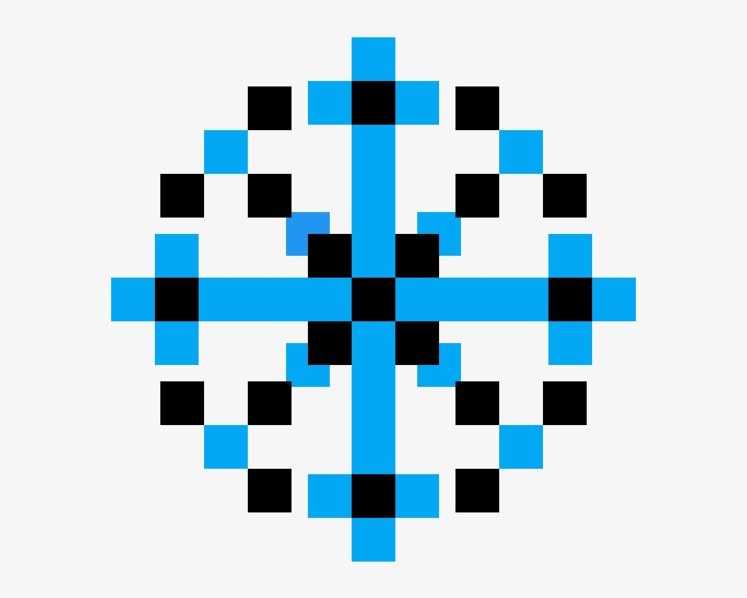 Simple Snowflake - Circle, transparent png download