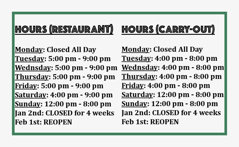 White Fence Farm Hours - Number, transparent png download