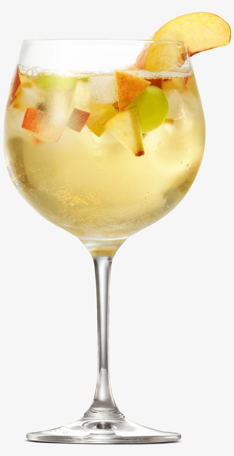 C Peach Sangria Side-c - Wine Glass, transparent png download