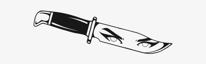 #handpoke #art #knife #glaza #eyes #глаза #нож #хендпоук - Hunting Knife, transparent png download