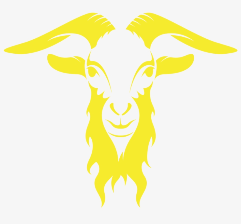 Goat Head Yellow Clear - Skull, transparent png download