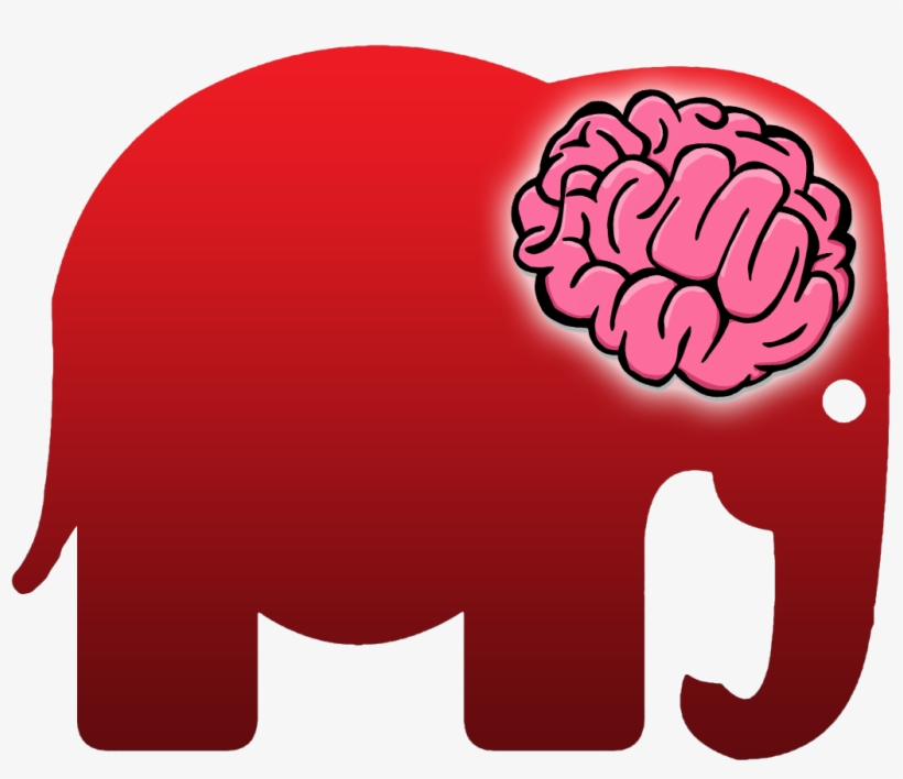 Staying On Message - Elephant Brain Clipart, transparent png download