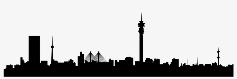 Johannesburg Is Building A New Gauteng Tourism - Johannesburg Skyline Silhouette, transparent png download