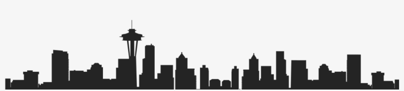 Footer Skyline - Seattle, transparent png download