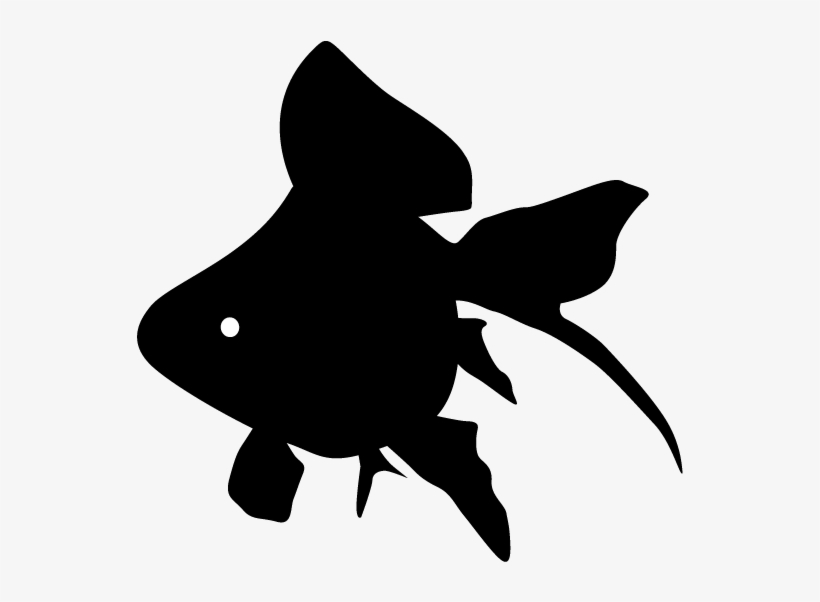 Goldfish - Silhouette - Animals Illustration - Illustration, transparent png download