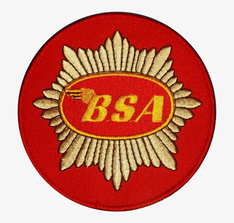 Bsa Gold Star Logo Patch 3-5/8″ Diameter - Motorcycle, transparent png download