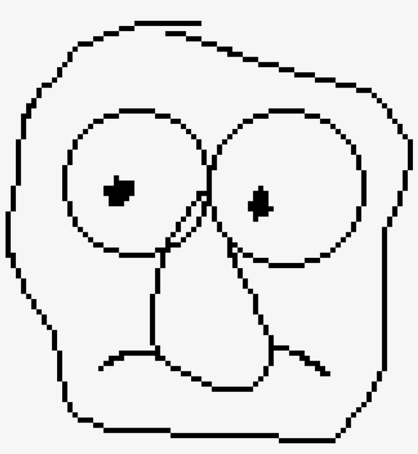 Squidward Needs Some Milk - Cross-stitch, transparent png download