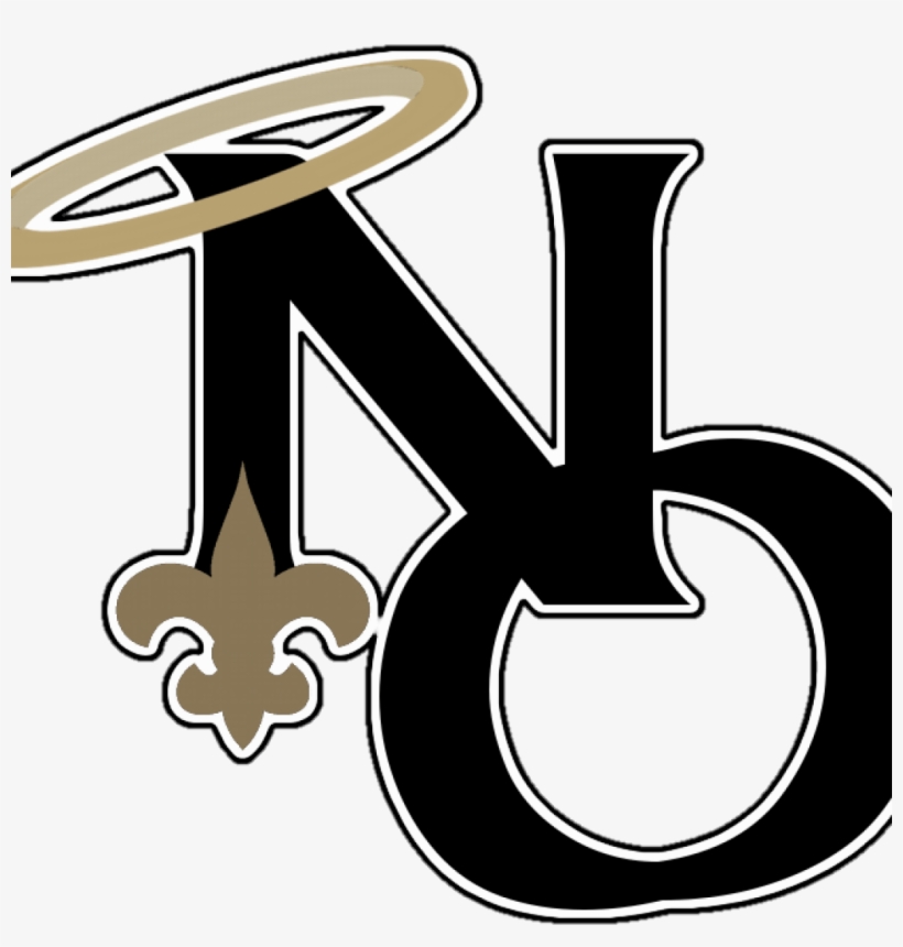 New Orleans Saints Clipart Free - New Orleans Saints Words, transparent png download