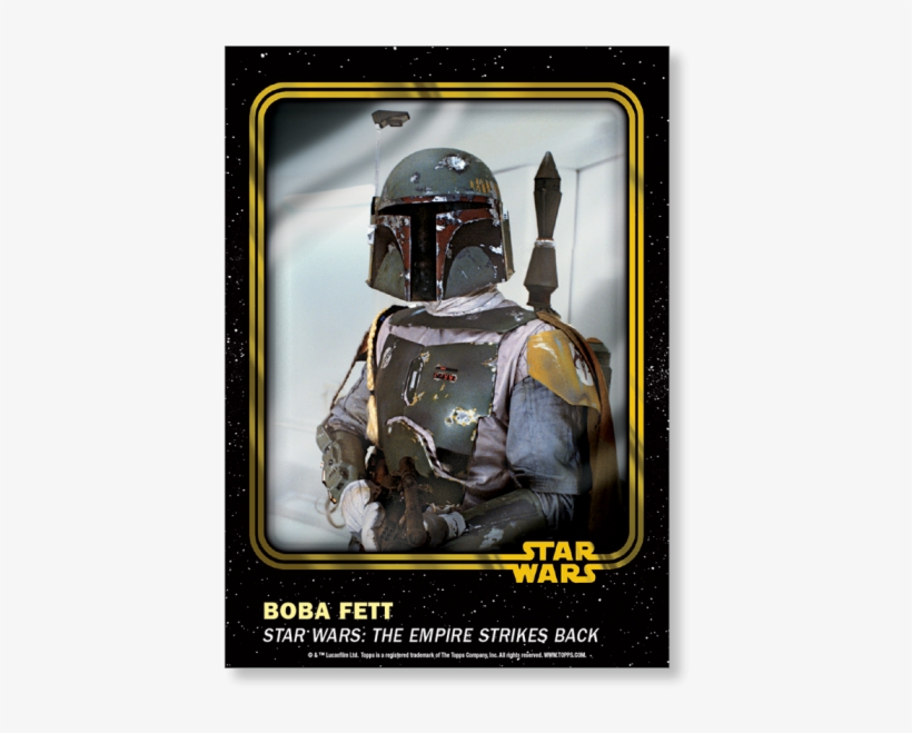 Boba Fett - Lobot Star Wars Card, transparent png download