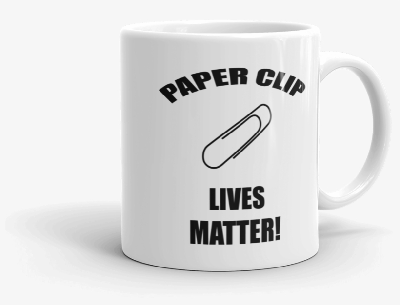 Paper Clip Lives Matter Coffee Mug - Coffee Cup, transparent png download