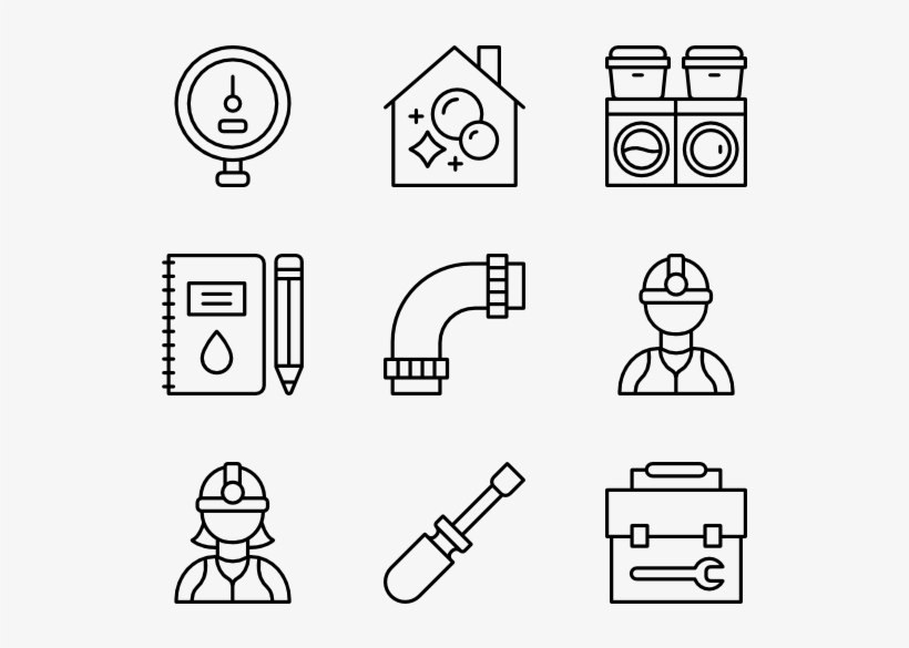 Plumber - Icons Party Free, transparent png download