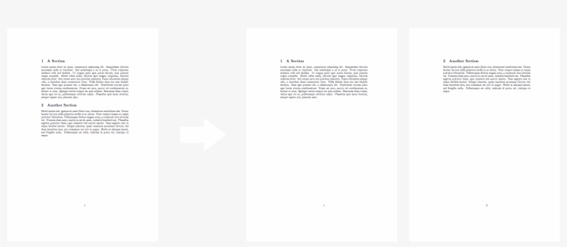 Latex Pagebreaks - Latex Page Break, transparent png download