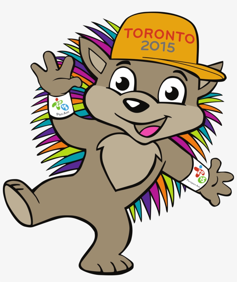 Pachi The Porcupine - 2015 Pan American Games, transparent png download