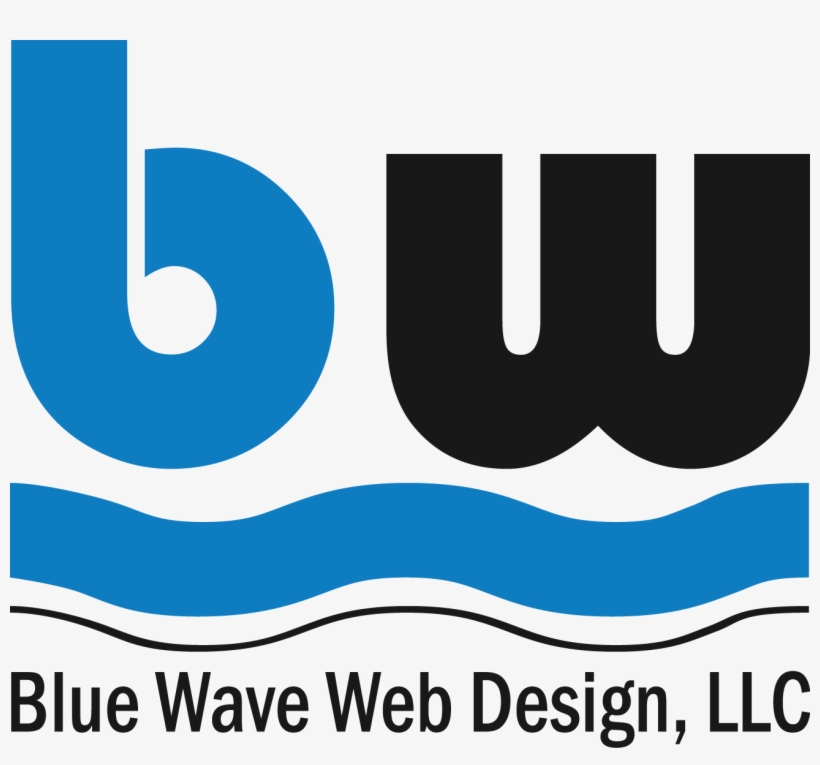 Blue Wave Web Design Logo - Graphic Design, transparent png download
