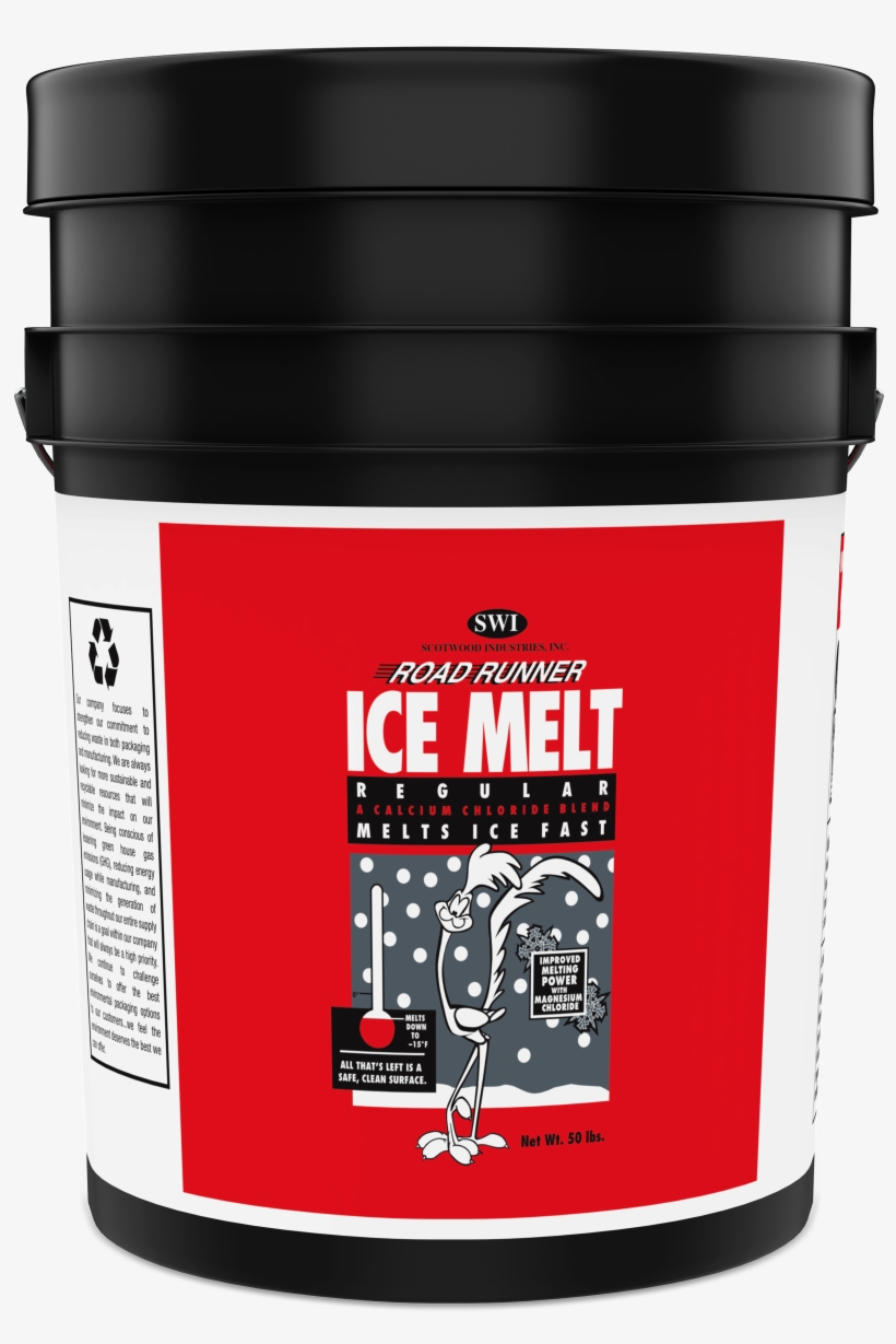 Back To All Packaged Products - Road Runner Ice Melt 50 Lb Bucket, transparent png download