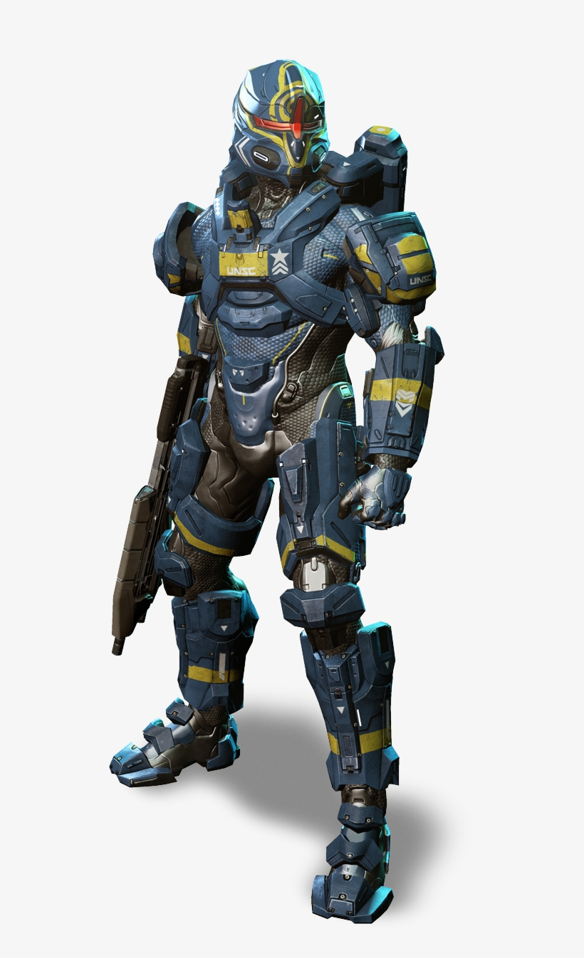 Wears The Deadeye Variant - Halo 4 Spartan Warmaster, transparent png download