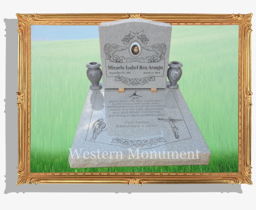Upright Monument With Ledger, Restheaven Park, Gltndale, - Queen Of Heaven Catholic Cemetery & Funeral Home, transparent png download