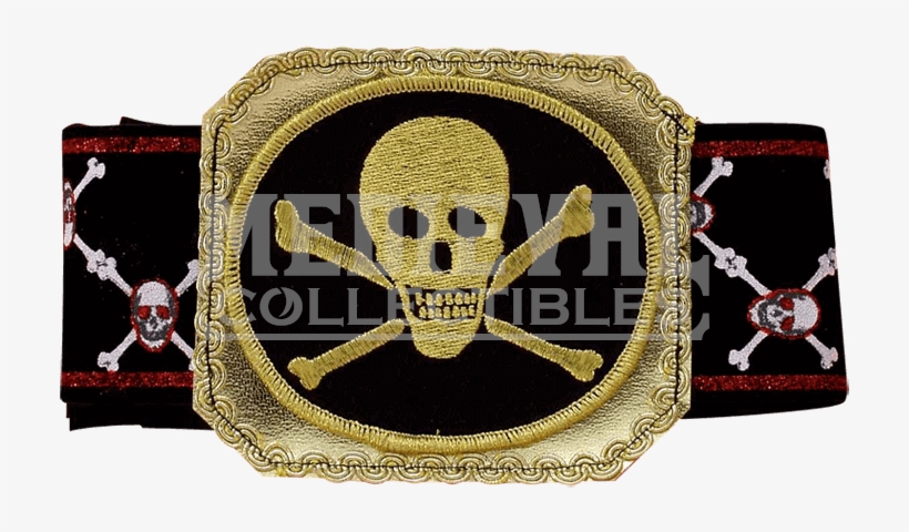 Skull And Crossbones Belt Buckle - Skull, transparent png download