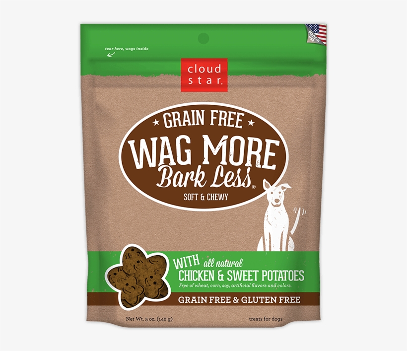 Cloud Star Wag More Bark Less Soft And Chewy Grain - Dog Treats, transparent png download
