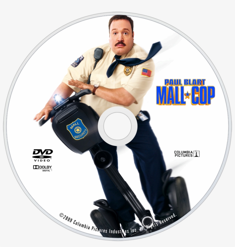 Mall Cop Dvd Disc Image - Mall Cop Movie Poster, transparent png download
