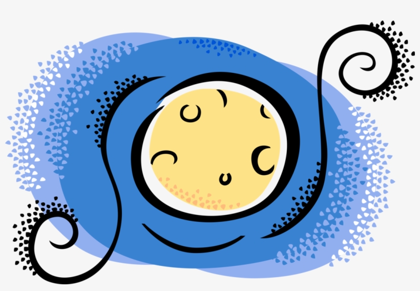 Vector Illustration Of Earth's Permanent Natural Satellite, transparent png download