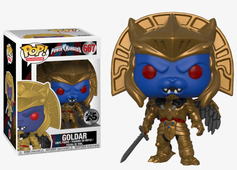 Power - Goldar Funko Pop, transparent png download
