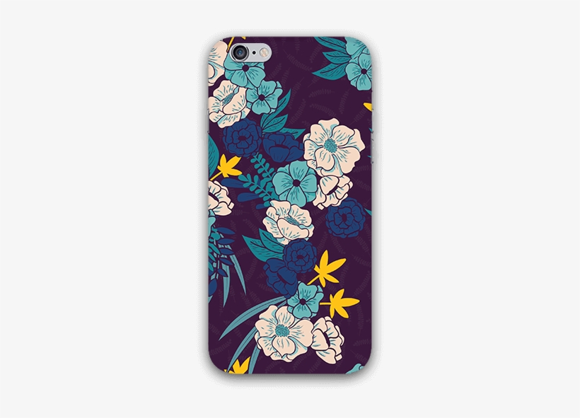 Floral Jungle Flower Pattern Iphone 6s Mobile Case - Samsung Galaxy J7 Pro Floral Case, transparent png download