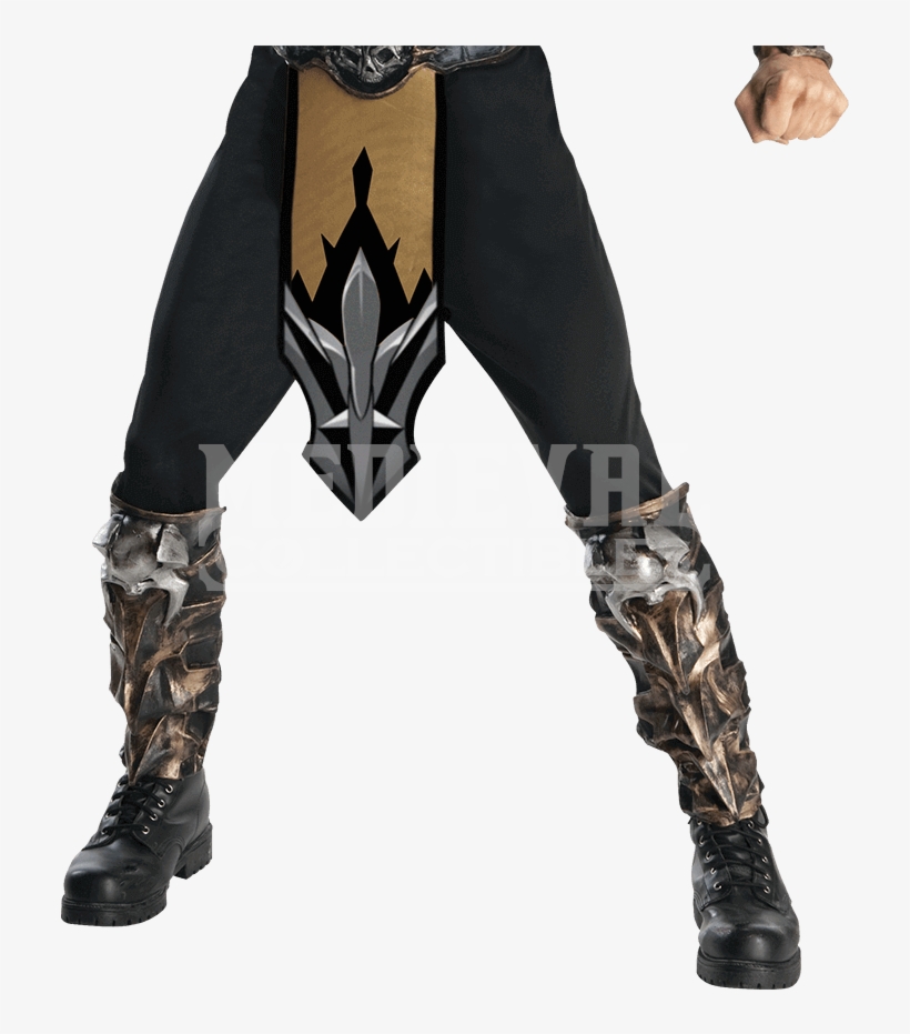 Mens Mortal Kombat Scorpion Costume - Costume Scorpion, transparent png download