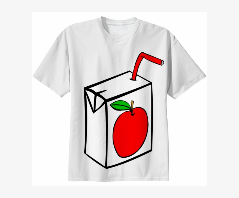 Cotton T-shirt - Coloring Picture Of Juice, transparent png download