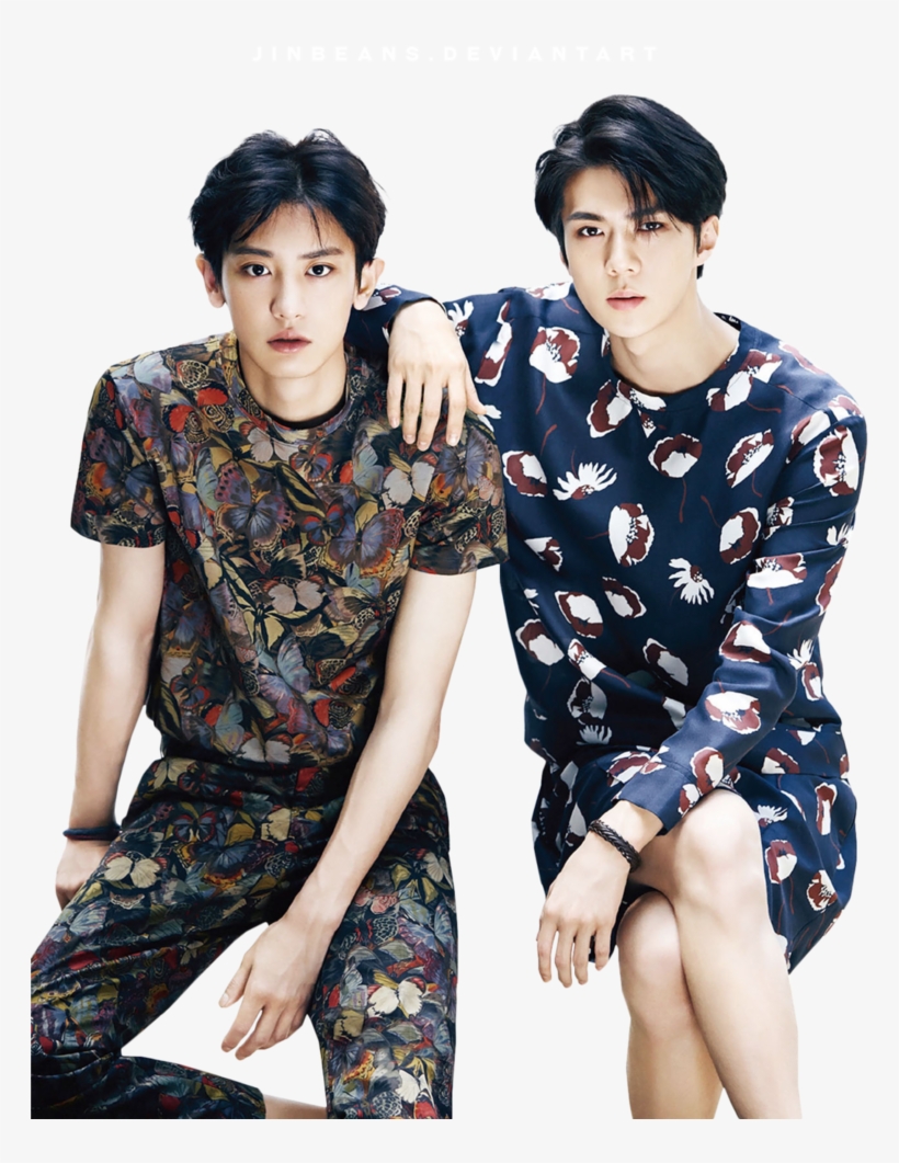 عکس و تصویر - Chanyeol Dan Sehun Exo, transparent png download